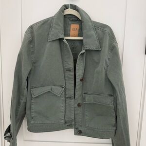 GAP Sage Green Casual Jacket